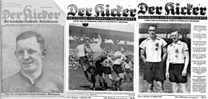 Ernest Wilimowski na okładkach niemieckiego magazynu Der Kicker